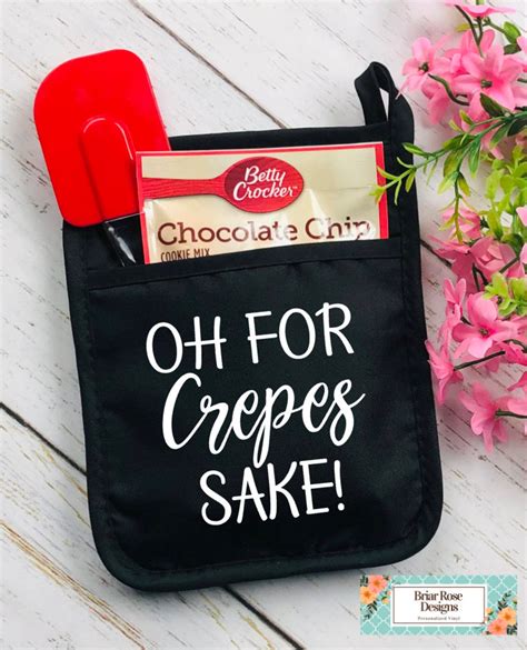 Funny Pot Holder Hot Pad Oven Mitt Custom Kitchen Pot Holder Gift Set With Baking Mix And