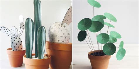 16 DIY Pour Fabriquer Des Plantes En Papier Marie Claire