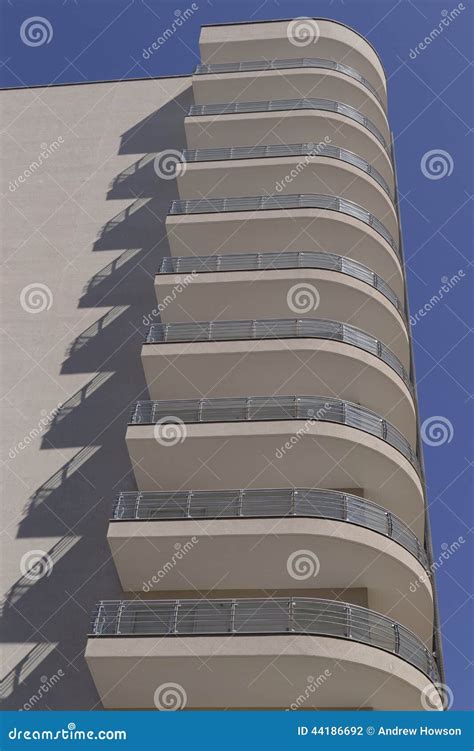 A Modern Block Of Flats Royalty Free Stock Image