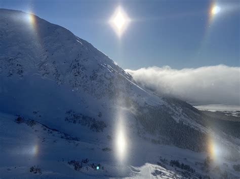 Double Sun Dog In Alaska Ratoptics