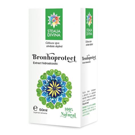 Bronhoprotect Tinctura 50ml Steaua Divina Dr Max Farmacie