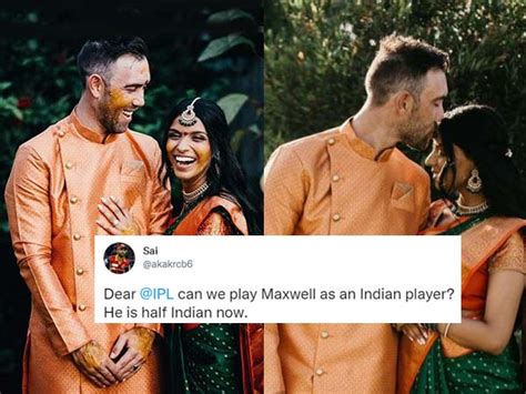 Glenn Maxwell Wedding Rcb Fans Demand Bcci To Treat Maxwell As