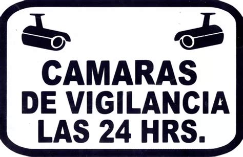 Letrero C Maras De Vigilancia Las Horas X Mercadolibre