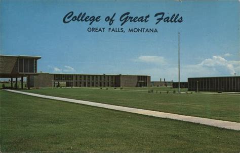 College Of Great Falls Montana Postcard