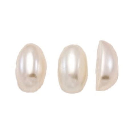 Oval Wholesale Mm X Mm White Pearl Oval Flat Back