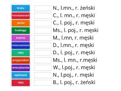 Odmiana Rzeczownika Oboczno Ci Materia Y Dydaktyczne