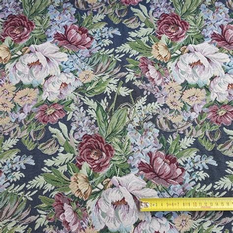 Deko Möbel Patchwork Stoffe Gobelin Vorhang Gardine Bezug Blumen Muster