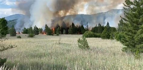 Lightning Caused Wildfires Still Burning In Idaho Too Kush 2 Fire