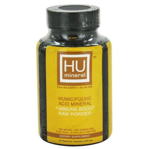 Humicfulvic Acid Mineral Immune Booster Raw Powder 60 Cap Vegi 29