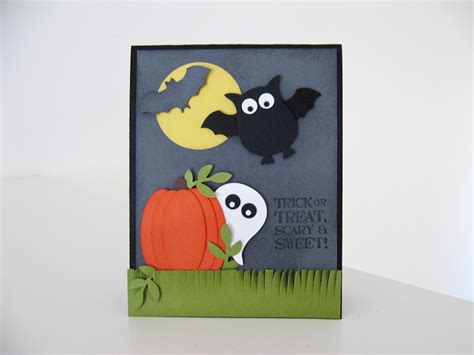 Stampin Up Punch Art Halloween Post By Demonstrator Brandy Cox