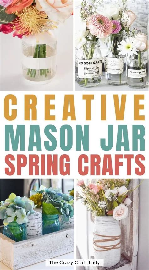 So Pretty Mason Jar Crafts And Tutorials For Spring
