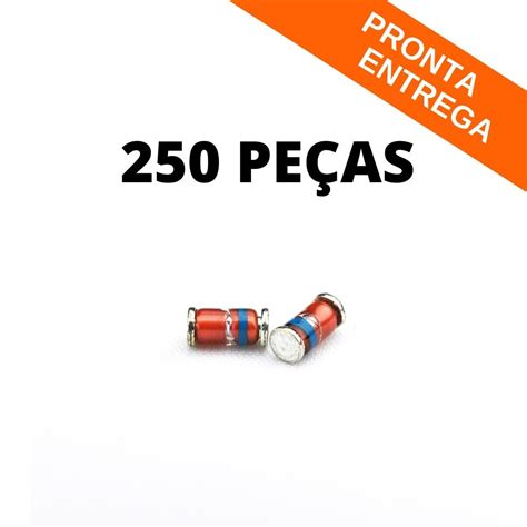 Kit 250 Peças Diodo Zener GLZ13B MINI MELF LL 34 SMD Circuitos