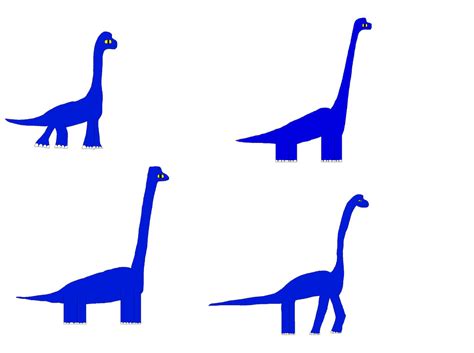 Brachiosaurus Model Sheet By Gojirafan1994 On Deviantart