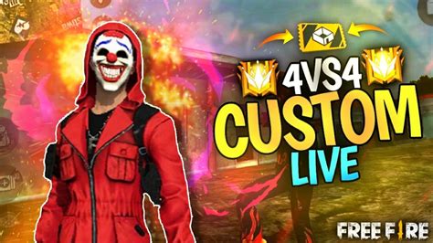 Cs Custom Room Clash Squad Custom Room Free Fire Live Game Play