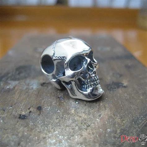 Solid Stirling Silver Skull Pendants Deadringer Jewelry Sterling