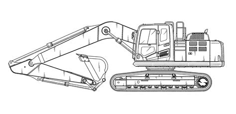 Excavator Drawing At Explore Collection Of