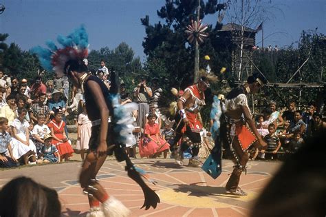 Indian Village Disneyland August 1958 Check Out The Ear Flickr