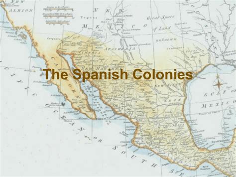 The Spanish Colonies