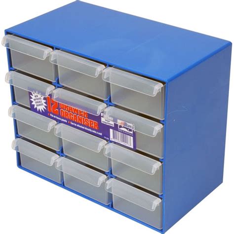 1H050 FISCHER PLASTIC 12 Drawer Storage Cabinet Spart Parts - Fischer ...