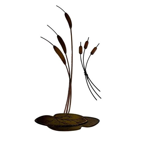 Vintage Cat Tail Pussy Willow Wall Decor By Home Interior Lg And Sm Set Of 2 Etsy