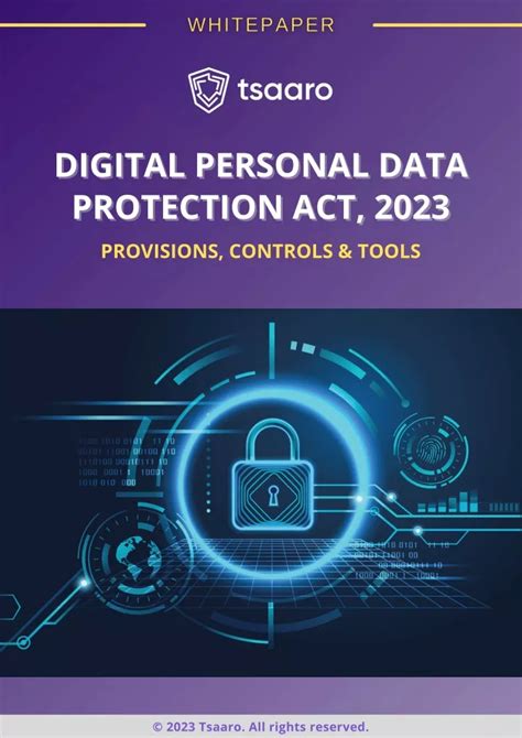 PPT DIGITAL PERSONAL DATA PROTECTION ACT 2023 WHITEPAPER PowerPoint