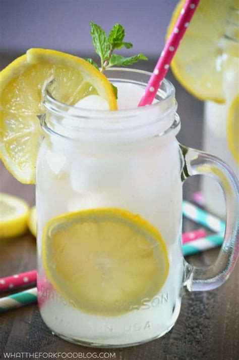 Easy Homemade Lemonade What The Fork