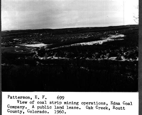 Mining Image 1960 By Patterson Ef Routt County Colorado The Diggings™