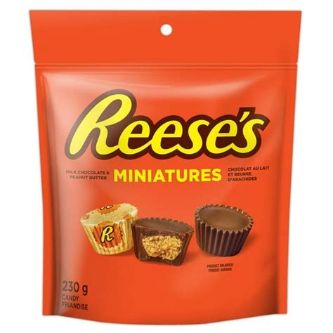 Reese S Miniatures Peanut Butter Cups Candy 230g Walmart Ca