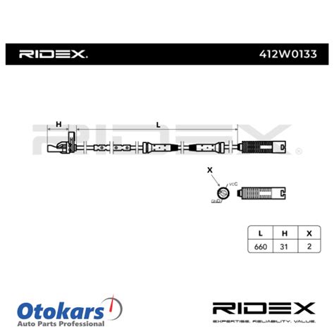 Sensor Abs Depan Kiri Kanan Ridex W Otokars Id