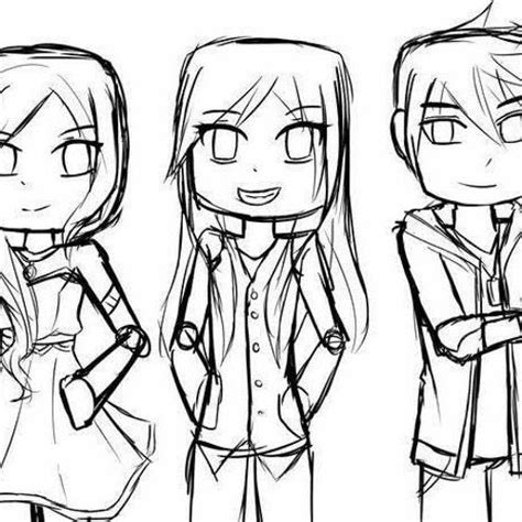 Funneh Krew Itsfunneh Sketch Coloring Page