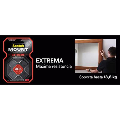 Cinta Doble Cara Para Montaje Extrema Mm X M The Home Depot