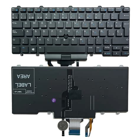 Teclado Retroiluminado Para Ordenador Port Til Accesorio Para Dell