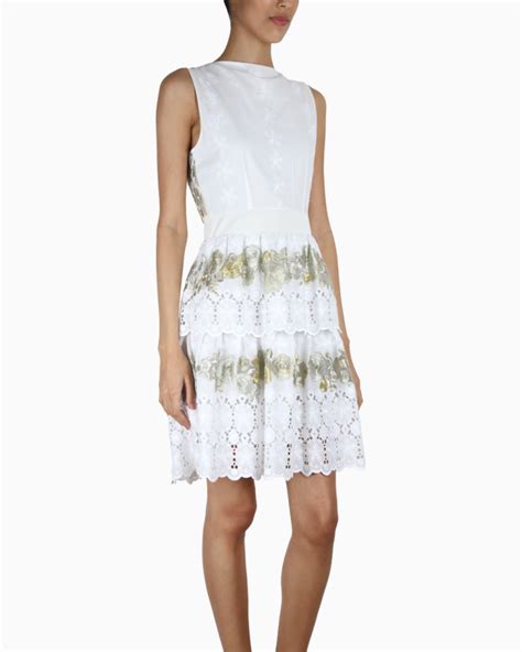 Vestido Diane Von Furstenberg Original Renda Off White Feminino