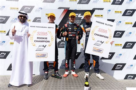 Freddie Slater Crowned 2024 F4 Uae Champion After Epic Dubai Finale