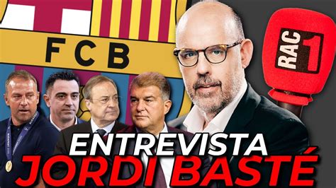 Entrevista A Jordi Bast Bar A Flick Laporta El Adi S De Xavi El