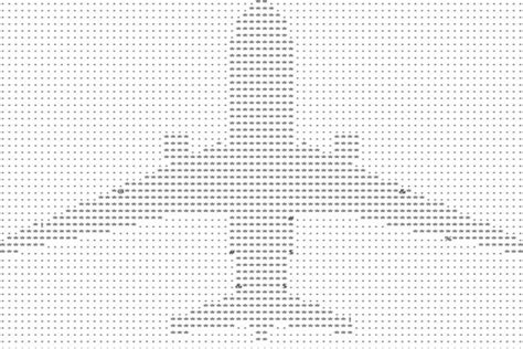 Airplane ASCII ART SVG EPS Afbeelding Door Mappingz Creative Fabrica