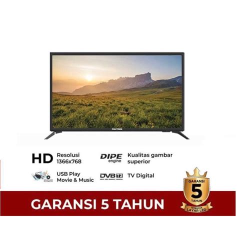 Jual Polytron Pld V Digital Tv Inch Garansi Resmi Original