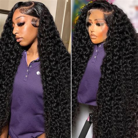 Perruque Bob Lace Closure Wig Naturelle Boucl E Cheveux Humains Sans