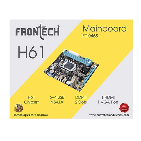 Frontech Motherboard H Ft Sgl Global Technologies Off