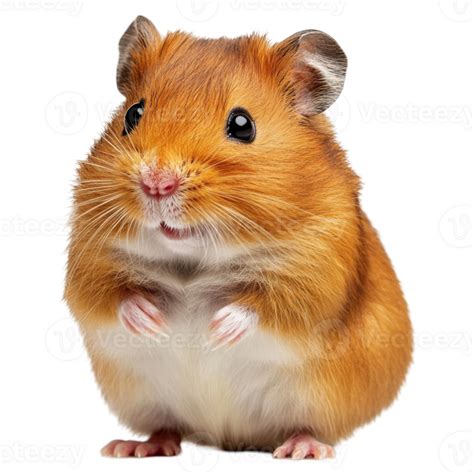 Cute Fluffy Hamster With Big Eyes 49239273 Png