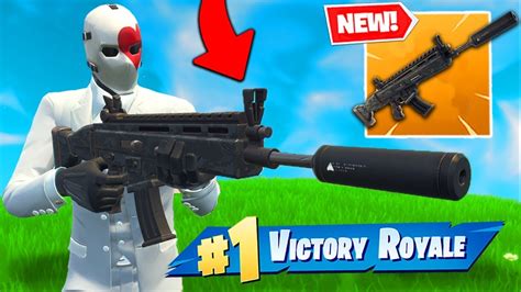 New Legendary Suppressed Ar In Fortnite Battle Royale Youtube