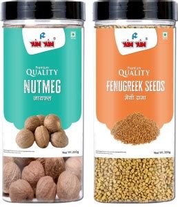 Yum Yum Premium Whole Spices Nutmeg Jaifal G Fenugreek Seeds