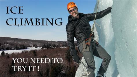 Ice Climbing Adventure Frozen Waterfall Rappel Discover Ontario Youtube