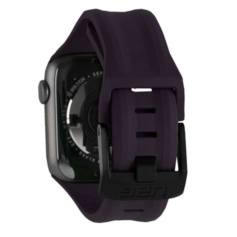 H S Store UAG Scout Silicone Strap For Apple Watch 42 44 45mm Eggplant