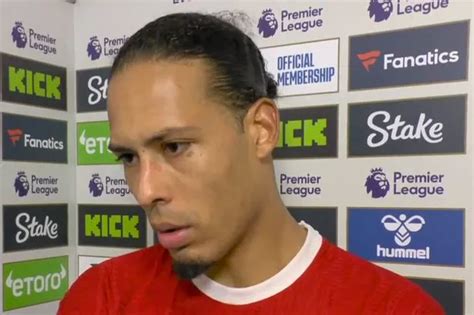 Virgil Van Dijk Sends Brutally Honest Message To Liverpool Team Mates