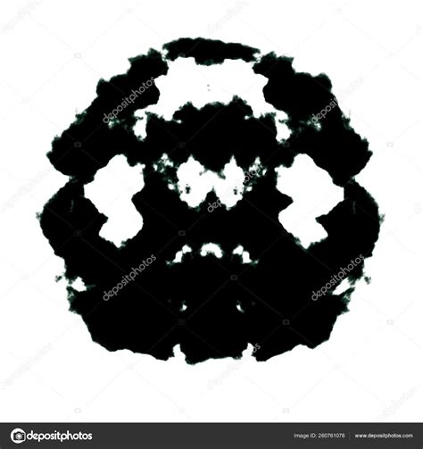 Rorschach Inkblot Test Illustration Random Abstract Design ⬇ Stock