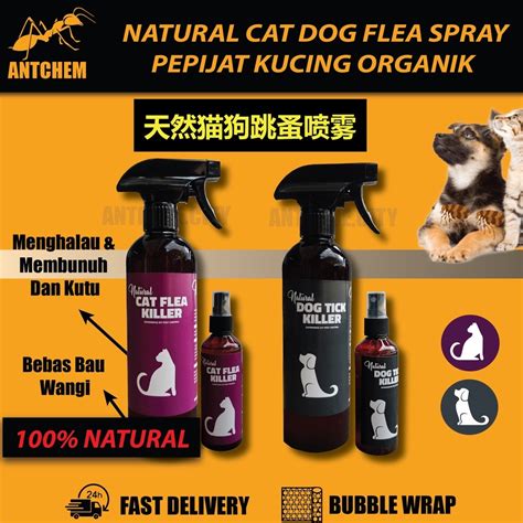 500ml Ubat Kutu Kucing Dan Anjing Natural Cat And Dog Flea Tick Killer