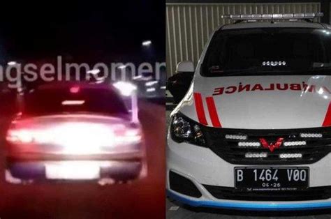 Laju Ambulans Di Pamulang Dihalangi Mobil Ini Ancaman Sanksi Buat