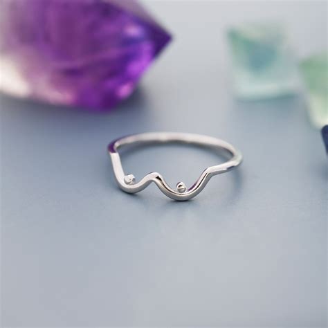 Boob Ring In Sterling Silver Breast Ring Feminist Ring Etsy