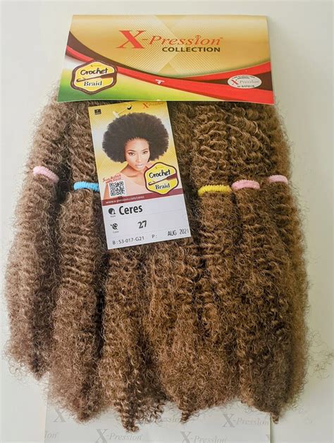 Expression Ceres Xpression Ceres Afro Marley Kinky Crochet Hair